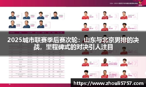 2025城市联赛季后赛次轮：山东与北京男排的决战，里程碑式的对决引人注目